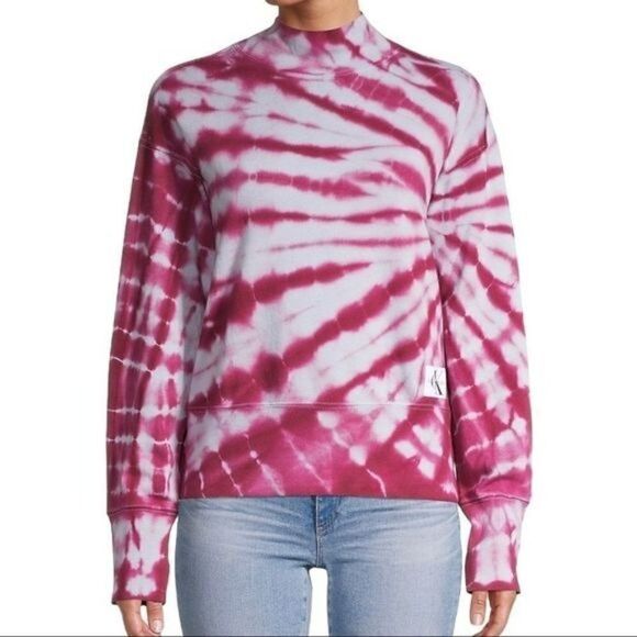Calvin Klein Tie Dye Long sleeve Top - Picture 9 of 9